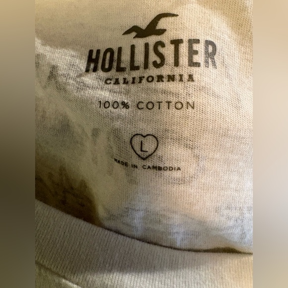 Hollister Pride White Cotton Tee - Picture 4 of 7